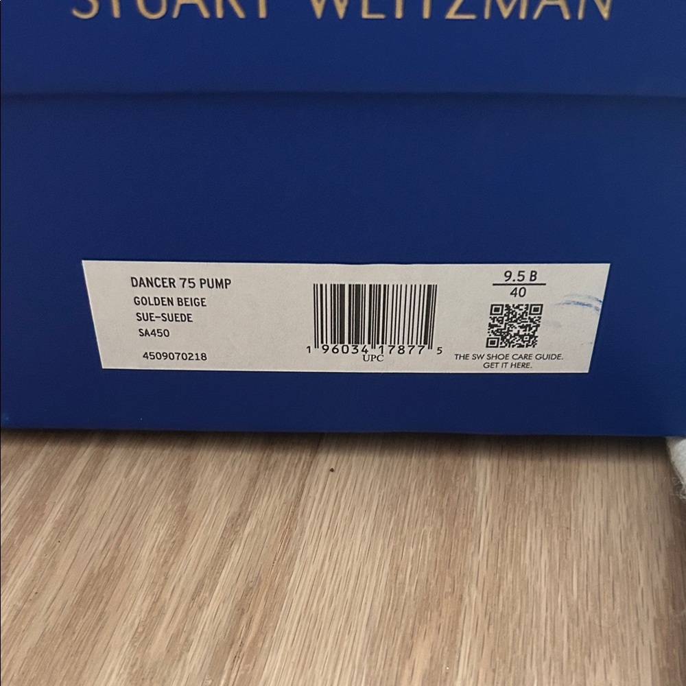 Stuart Weitzman Nude Dancer 75 Suede Heels - Picture 8 of 8